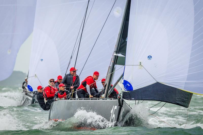 2023 44Cup Cowes World Championship Day 3 photo copyright Nico Martinez / 44 CUP taken at Royal Yacht Squadron and featuring the RC44 class