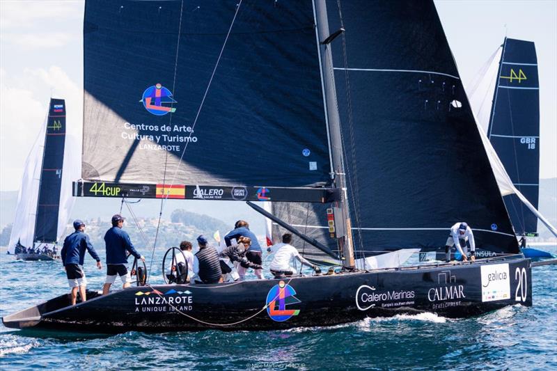 A tricky day for Calero Sailing Team on the second day of racing at the 44Cup Baiona - photo © Nico Martinez / 44Cup