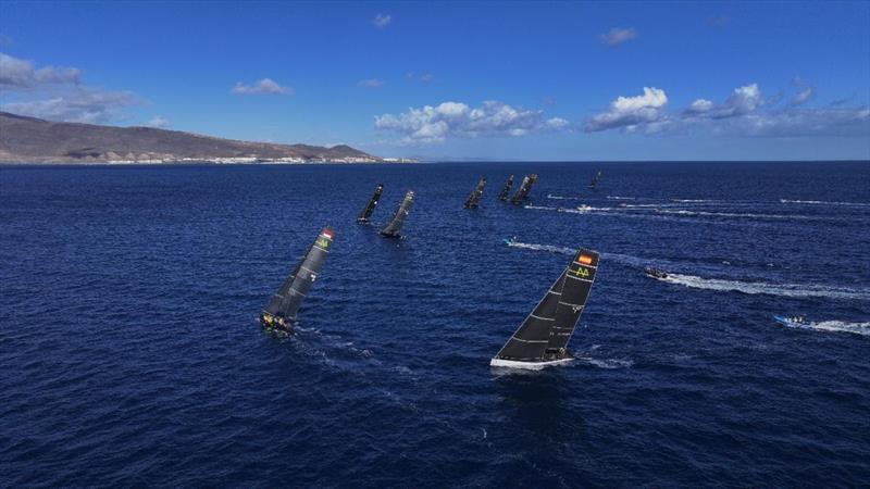 Lanzarote Calero Sailing Team compete in the 44Cup season finale at Marina Jandía, Fuerteventura photo copyright Lanzarote Calero Sailing Team taken at  and featuring the RC44 class