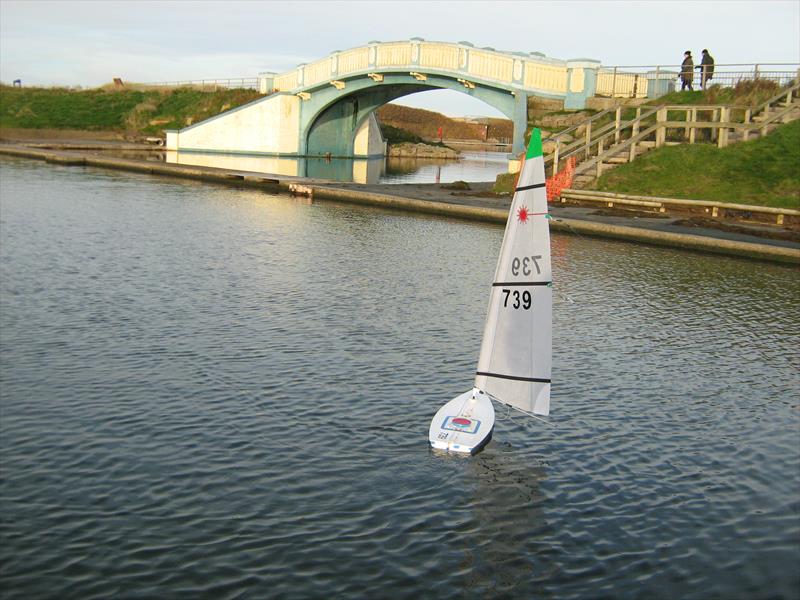 RC Lasers Autumn Series at Fleetwood day 3 photo copyright Tony Wilson taken at Fleetwood Model Yacht Club and featuring the RC Laser class