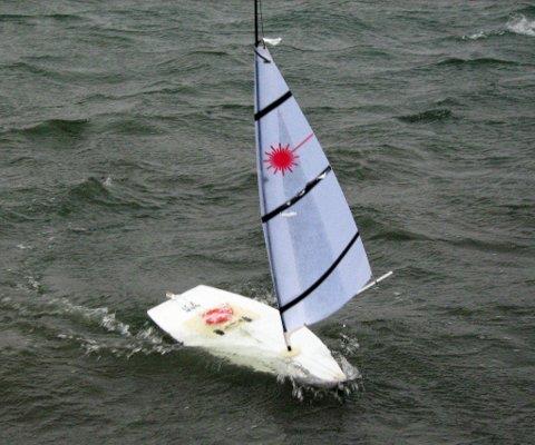 rc laser yacht