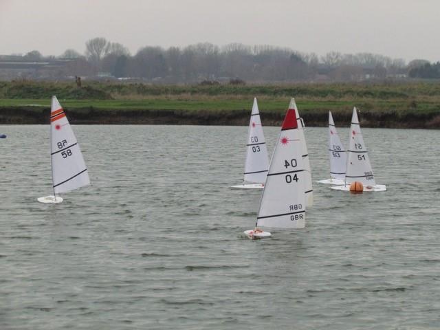 RC Laser Winter Series event 4 at Medway - photo © Tim Townsend