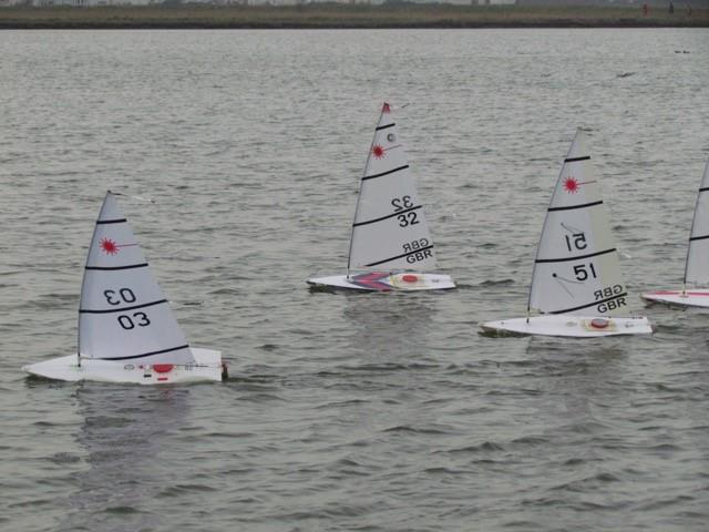 RC Laser Winter Series event 4 at Medway photo copyright Tim Townsend taken at Medway Yacht Club and featuring the RC Laser class