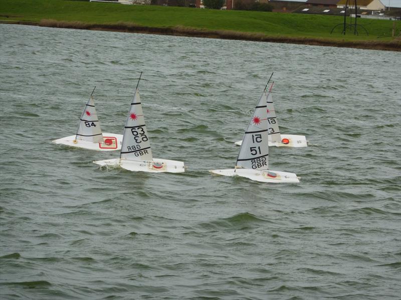 RC Laser Winter Series event 9 at Medway photo copyright Jamie Blair taken at  and featuring the RC Laser class