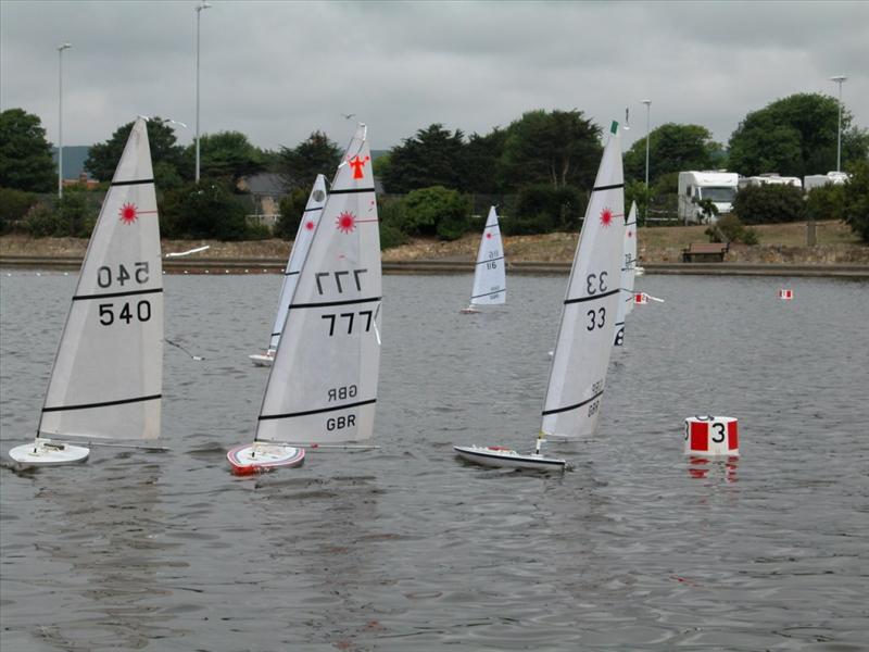 Racing at the RC Laser National Championships 2010 photo copyright Dave Fowler taken at  and featuring the RC Laser class