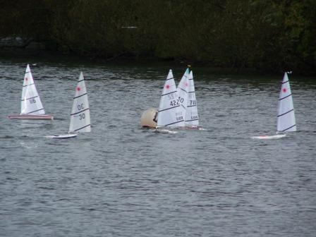 RC Lasers at Kingsmill photo copyright Mick Sanders taken at Kingsmill Model Boat Club and featuring the RC Laser class