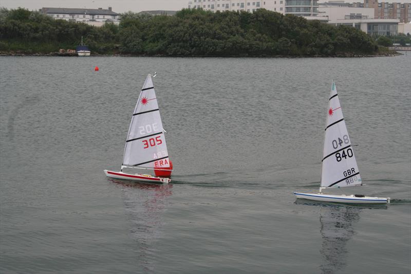 RC Laser Championship of Nations day 3 photo copyright Caroline Bedford taken at West Lancashire Yacht Club and featuring the RC Laser class