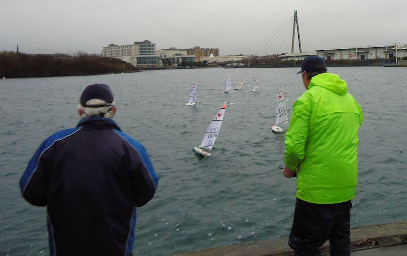 RC Laser and DF65 Winter Series at Southport (West Lancs) photo copyright Tony Wilson taken at West Lancashire Yacht Club and featuring the RC Laser class