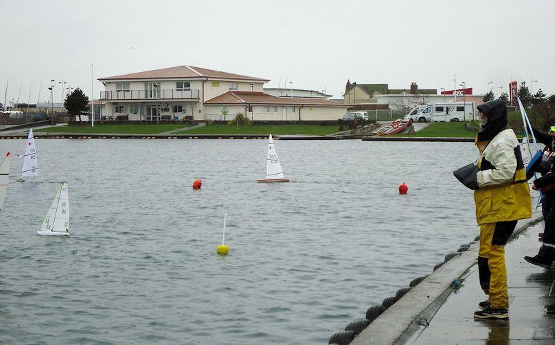 RC Laser and DF65 Winter Series at Southport (West Lancs) photo copyright Tony Wilson taken at West Lancashire Yacht Club and featuring the RC Laser class