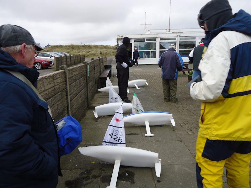 RC Laser and DF65 Winter Series finale at Southport (West Lancs) photo copyright Tony Wilson taken at West Lancashire Yacht Club and featuring the RC Laser class