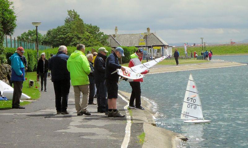 RC Laser National and Northern District TT at Fairhaven Lake photo copyright Malcolm Frary taken at  and featuring the RC Laser class