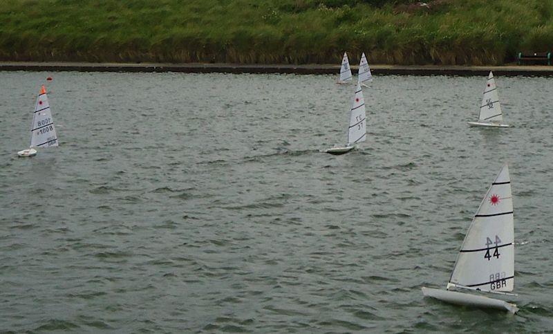 RC Laser racing in the Northern District series from Fleetwood photo copyright Tony Wilson taken at Fleetwood Model Yacht Club and featuring the RC Laser class