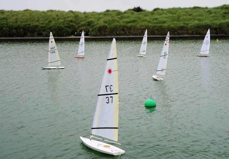 RC Laser racing in Bart's Bash at Fleetwood photo copyright Tony Wilson taken at Fleetwood Model Yacht Club and featuring the RC Laser class