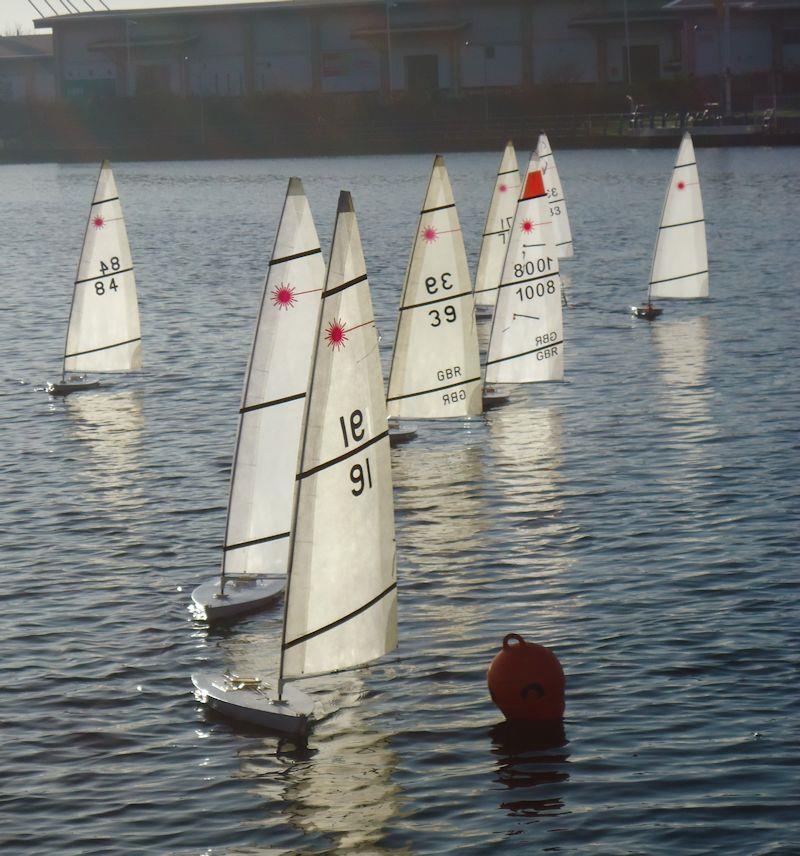 RC Laser Winter Series event 2 at West Lancs photo copyright Tony Wilson taken at West Lancashire Yacht Club and featuring the RC Laser class