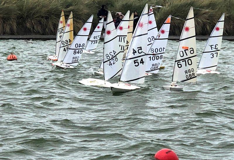 RC Lasers enjoy water returning to Fleetwood Model Yacht Club - photo © Susan Sharman