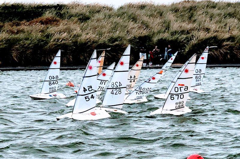 RC Lasers enjoy water returning to Fleetwood Model Yacht Club photo copyright Susan Sharman taken at Fleetwood Model Yacht Club and featuring the RC Laser class