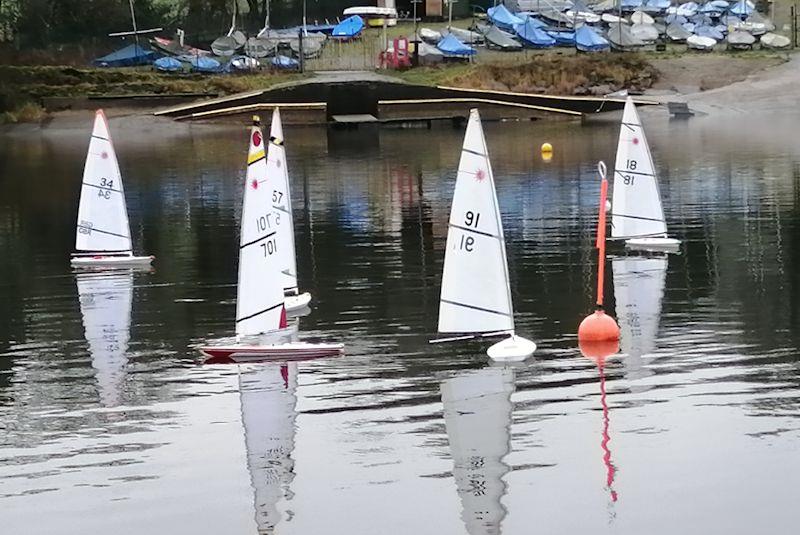 RC Laser TT series at Burwain photo copyright Tony Wilson taken at Burwain Sailing Club and featuring the RC Laser class