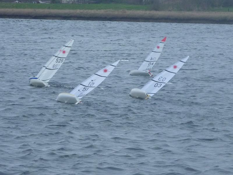 RC Laser Winter Series event 3 at Medway photo copyright Fiona Blair taken at Medway Yacht Club and featuring the RC Laser class