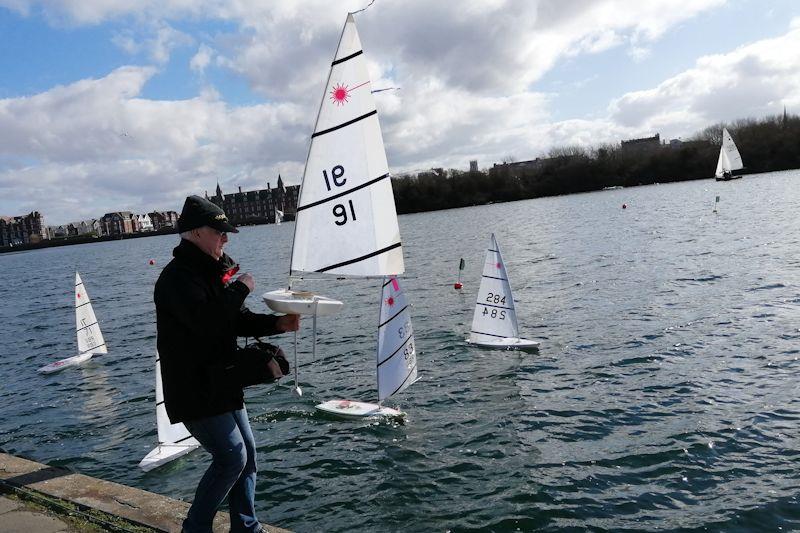 RC Laser open event at Wes Lancs photo copyright Alan Tickle taken at West Lancashire Yacht Club and featuring the RC Laser class