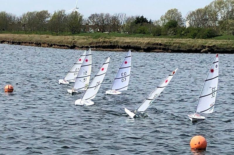 Medway RC Laser Winter Series event 12 photo copyright Phil Walker taken at  and featuring the RC Laser class