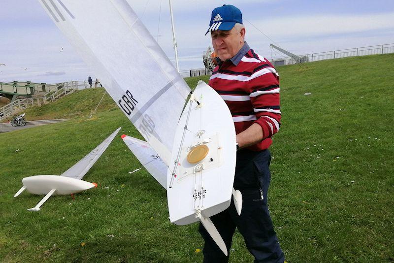 RC Laser Spring Series at Fleetwood week 3 photo copyright Kyri Christodoulou taken at Fleetwood Model Yacht Club and featuring the RC Laser class