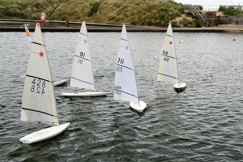 RC Laser Summer Series at Fleetwood week 2 photo copyright Bob Jolly taken at Fleetwood Model Yacht Club and featuring the RC Laser class