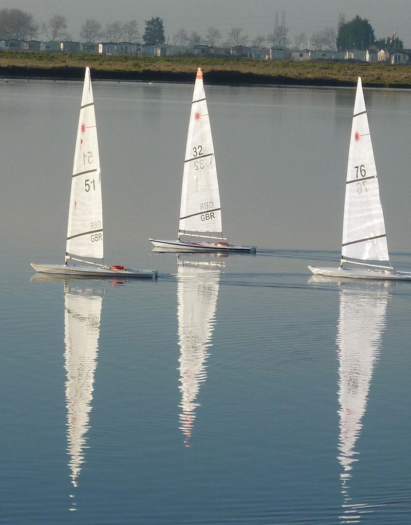 Medway RC Laser Club Winter Series day 4 photo copyright Fiona Blair taken at  and featuring the RC Laser class