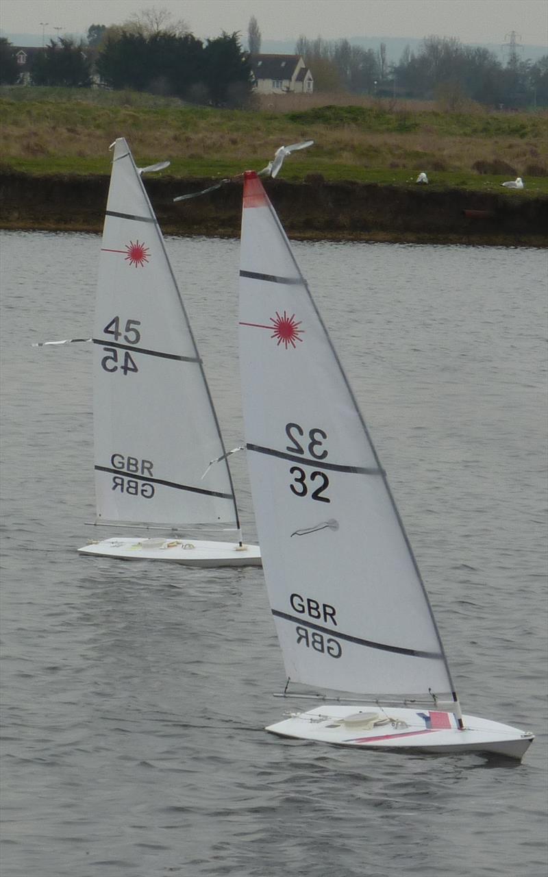 Medway RC Laser Club Winter Series day 9 photo copyright Fiona Blair taken at  and featuring the RC Laser class