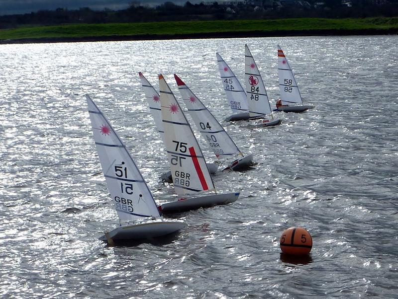 Medway RC Laser Club Winter Series week 9 photo copyright Fiona Blair taken at Medway Yacht Club and featuring the RC Laser class