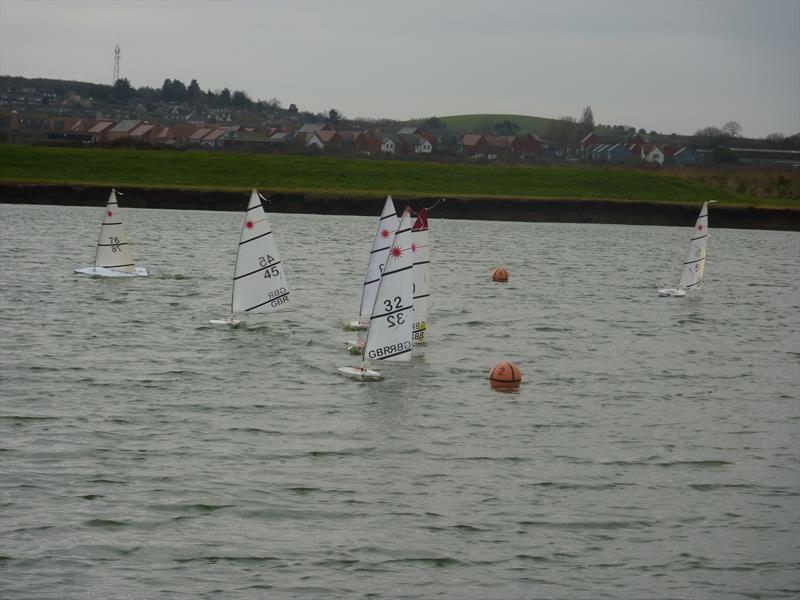Medway RC Laser Club Winter Series Week 4 photo copyright Fiona Blair taken at  and featuring the RC Laser class