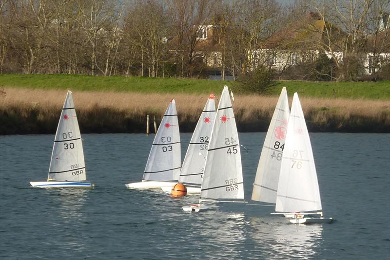 Medway RC Laser Club Winter Series Day 5 photo copyright Fiona Blair taken at  and featuring the RC Laser class