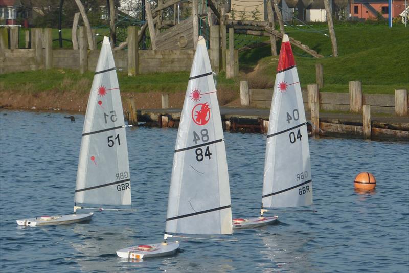 Medway RC Laser Club Winter Series day 8 photo copyright Fiona Blair taken at  and featuring the RC Laser class