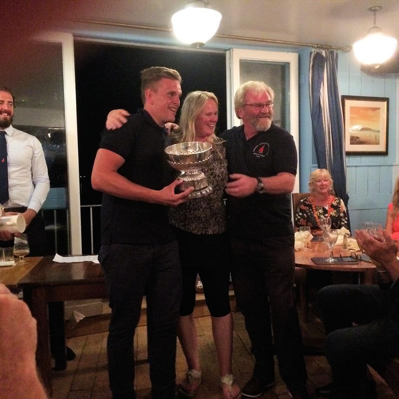 Colin Crabb and Adam Hayler win the Redwing National Championship at the Isles of Scilly photo copyright Brian Carvey taken at Scillonian Sailing and Canoeing Club and featuring the Redwing class