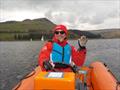 Bruce Bridgestock during Dovestone Sailing Club's Discover Sailing event  © Nik Lever