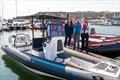 Representatives of the DfT, Innovate UK and University of Plymouth with the RS Pulse 63