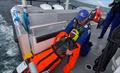 Retrieving a mannikin - Search and Rescue Exercise (SAREX)