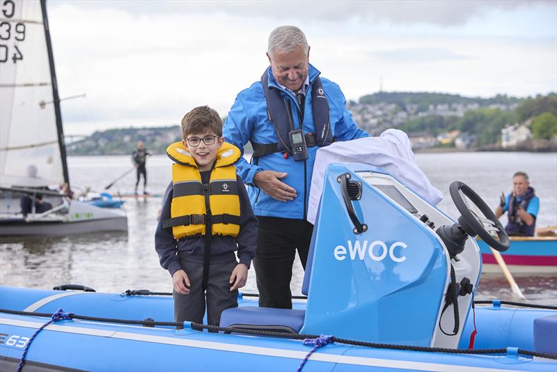 Wormit Boating Club's new electric RIB - photo © Ross Johnston / Newsline media