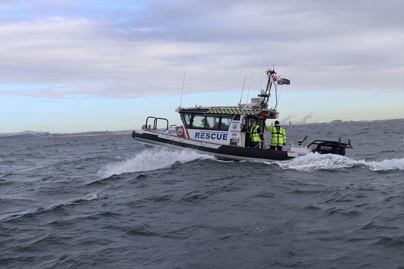 Volunteers search on board LM 30 - Search and Rescue Exercise (SAREX) photo copyright Marine Rescue NSW  taken at  and featuring the RIB class