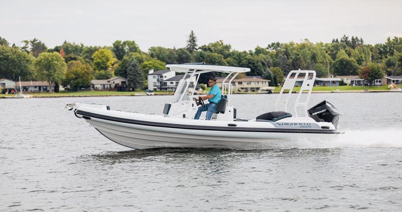 Highfield Escape 750 in Cadillac, Michigan photo copyright Highfield Boats taken at  and featuring the RIB class