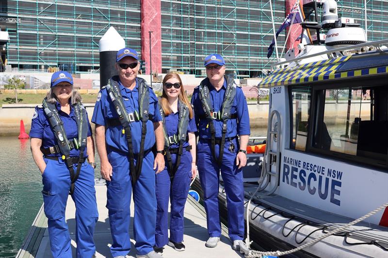 More than 3,400 Marine Rescue NSW volunteers across the state are on standby to assist boaters during the spring school holidays (Marine Rescue Shellharbour crew) photo copyright Marine Rescue NSW taken at  and featuring the RIB class