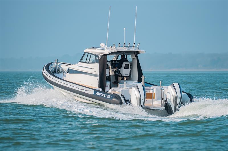 Protector Targa 380 photo copyright Protector taken at  and featuring the RIB class