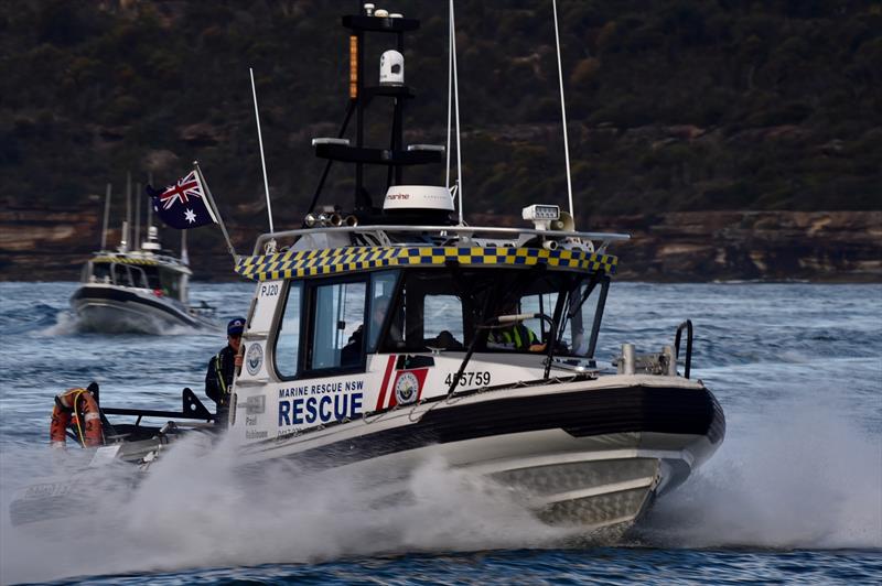 More than 120 Marine Rescue NSW vessels are positioned across key locations to ensure crews can reach those in trouble as quickly as possible photo copyright Marine Rescue NSW taken at  and featuring the RIB class