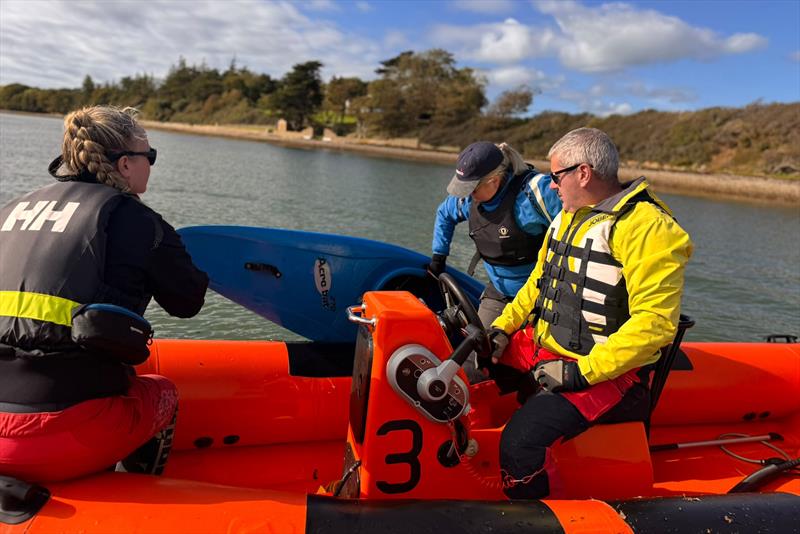 Building skills at the Sailia BIG Weekend in Wales photo copyright RYA Cymru Wales taken at RYA Cymru-Wales and featuring the RIB class