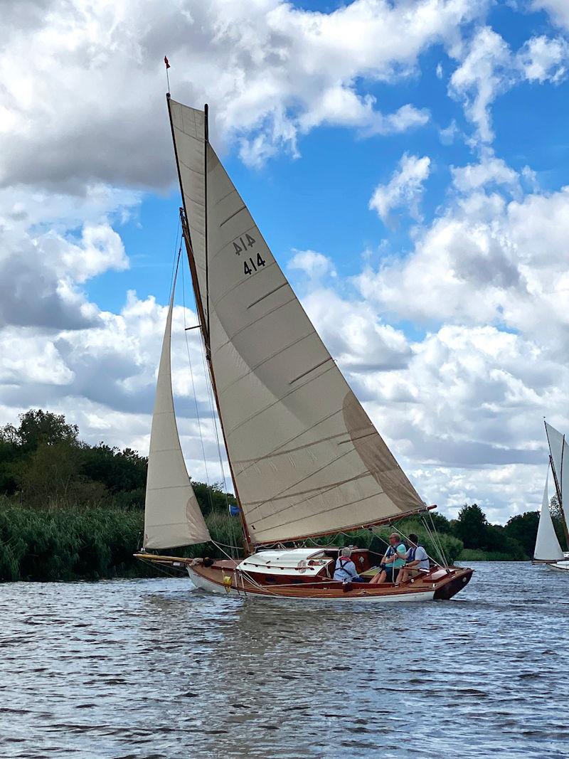 Sailing Cruiser Grayling during Horning Sailing Club Regatta Week 2022 photo copyright Jane Bowden taken at Horning Sailing Club and featuring the River Cruiser class