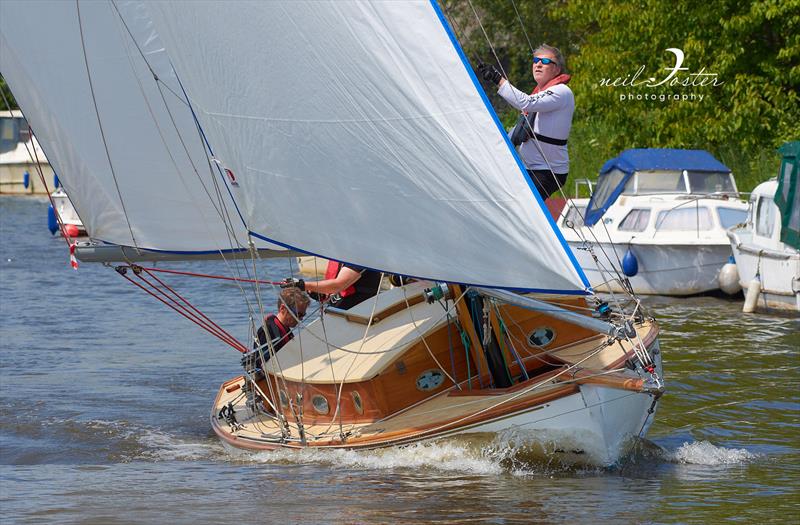 62nd Three Rivers Race photo copyright Neil Foster Photography taken at Horning Sailing Club and featuring the River Cruiser class