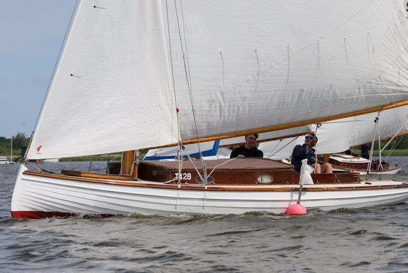 Fleet B and overall winner, Harrier - River Cruiser Weekend on Barton Broad photo copyright Robin Myerscough taken at Norfolk Punt Club and featuring the River Cruiser class
