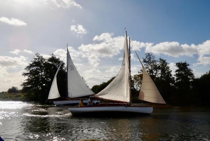 Busy weekend at Horning SC - downriver race to Thurne - photo © Holly Hancock