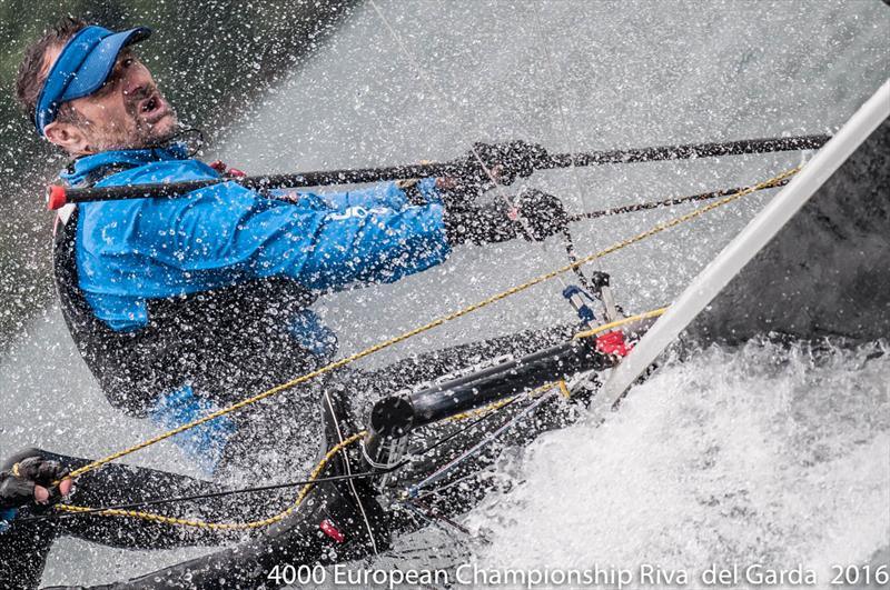 Steve & Sarah Cockerill during the 4000 Europeans on Lake Garda - photo © Elena Giolai