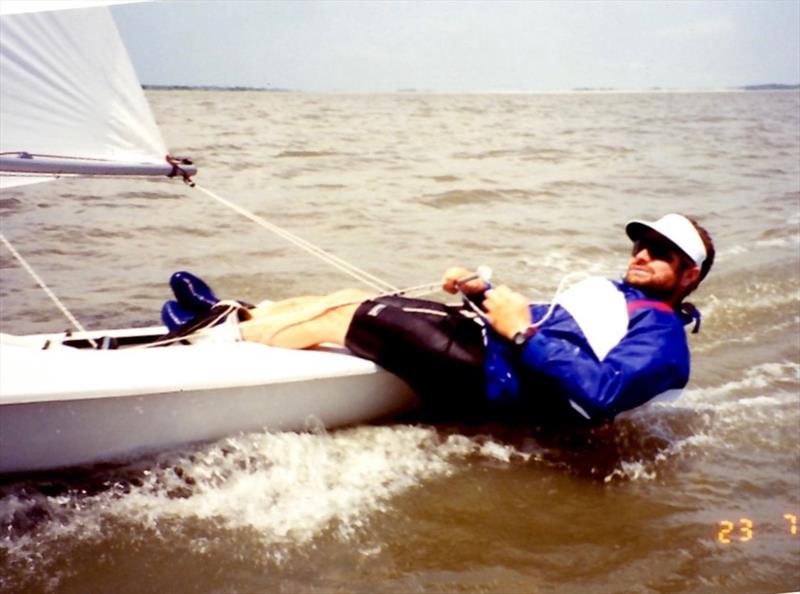 Steve during the Pre-Olympics at Savannah in 1994 photo copyright John Derbyshire taken at  and featuring the  class