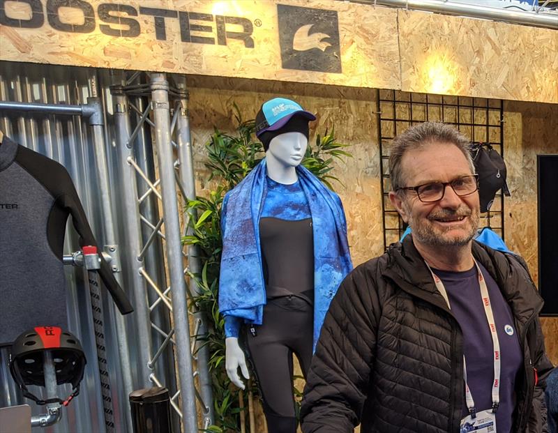 Steve Cockerill on the Rooster stand at METSTRADE 2019 photo copyright Mark Jardine taken at  and featuring the  class